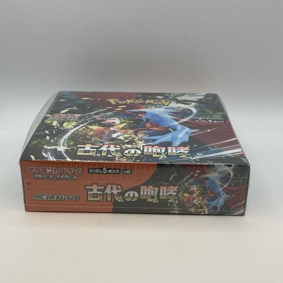 Pokémon TCG Ancient Roar Booster Box sv4K Japanese Brand New Sealed - Picture 5 of 6